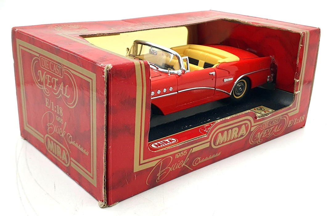 Mira 1/18 Scale Diecast 6134 - 1955 Buick Century - Red