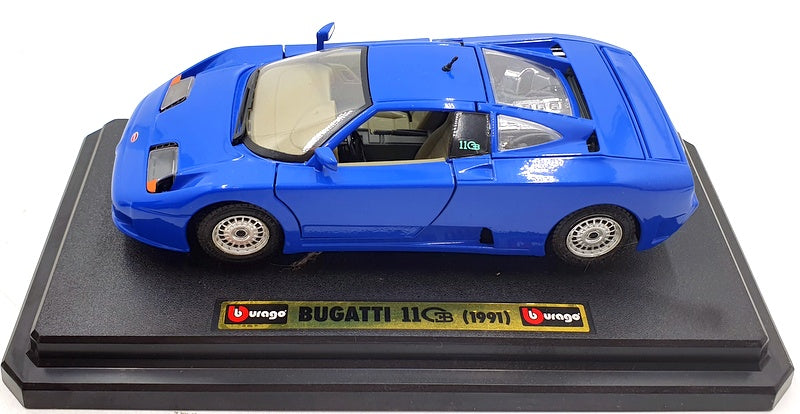 Burago 1/24 Scale Diecast 1535 - 1991 Bugatti EB 110 - Blue