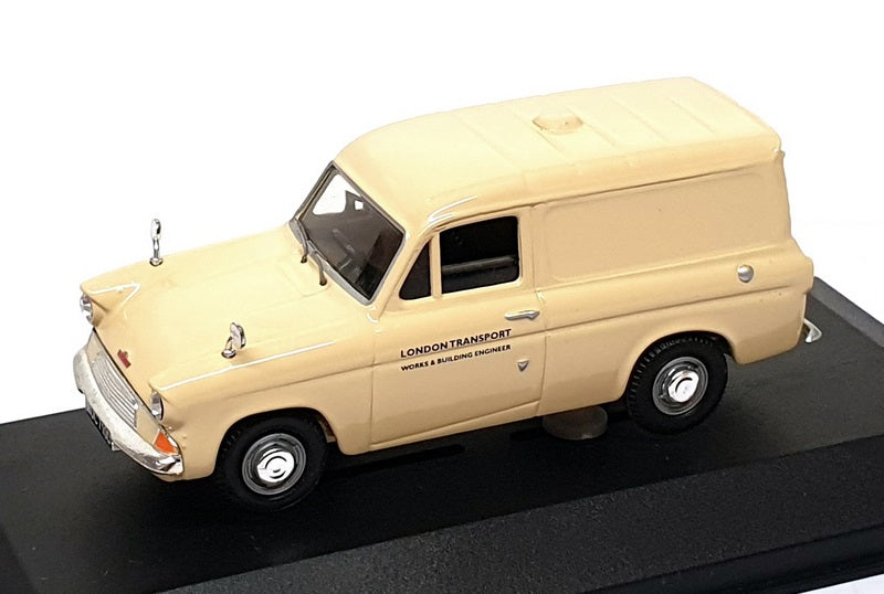 Vanguards 1/43 Scale VA00416 - Ford Anglia Van London Transport - Beige