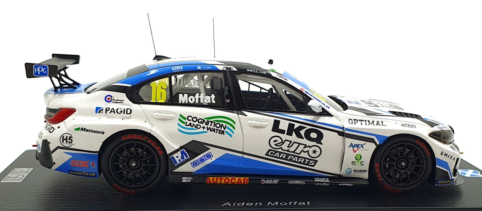 Spark 1/43 Scale UK034 - BMW 330i BTCC #99 Brands Hatch Indy Race 3 1st 2025
