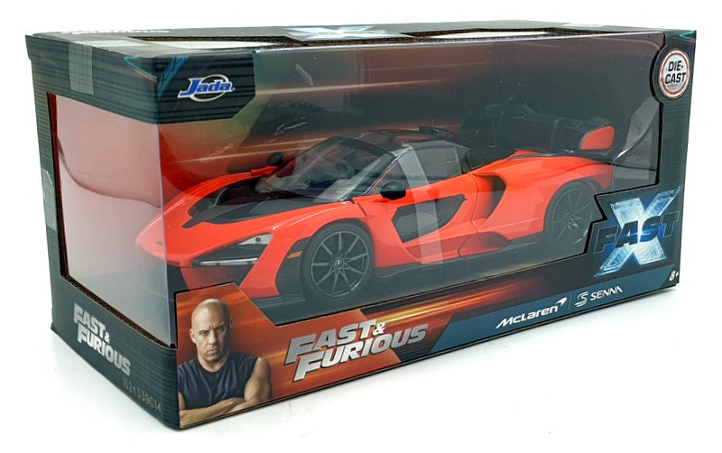 Jada 1/24 Scale 35485 - Fast and Furious McLaren Senna - Black/Orange