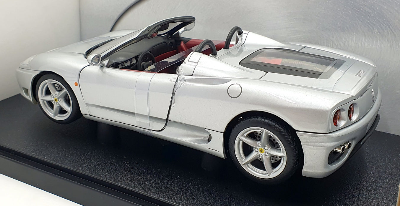 Hot Wheels Diecast 1/18 Scale 54598 - Ferrari 360 Spider - Silver
