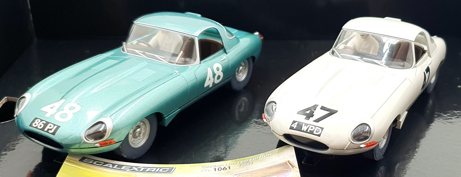 Scalextric 1/32 Scale C3898A - Goodwood Sussex Trophy Twin Pack Jaguar E-Type