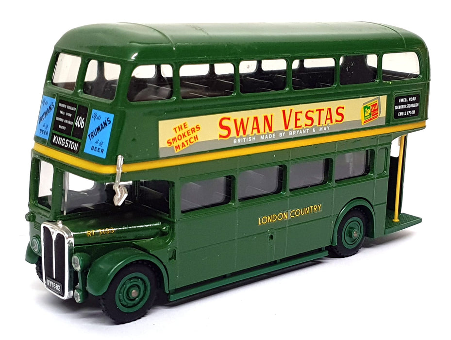Solido 1/50 Scale Diecast 596 - Routemaster Double Decker RT Bus - Swan Vestas