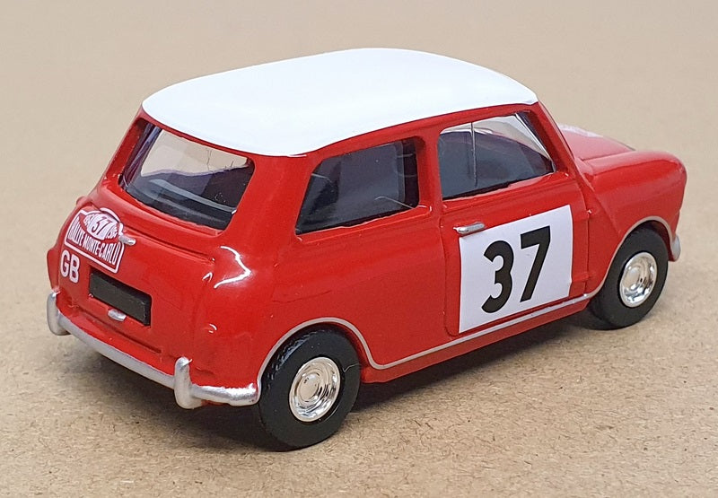 Norev 1/64 Scale 319251 - Mini Cooper #37 Monte Carlo 1964 - Red/White