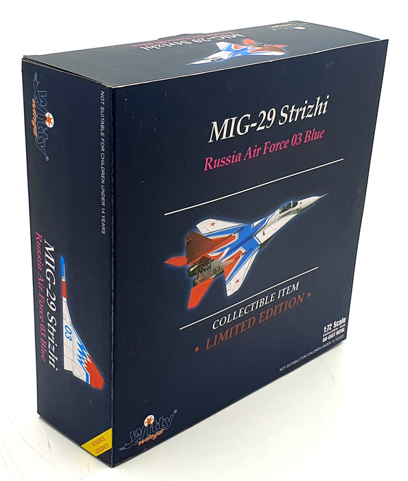 Witty Wings 1/72 Scale WTW-72-019-018 - Mig-29 Strizhi Russian AF 03 Blue