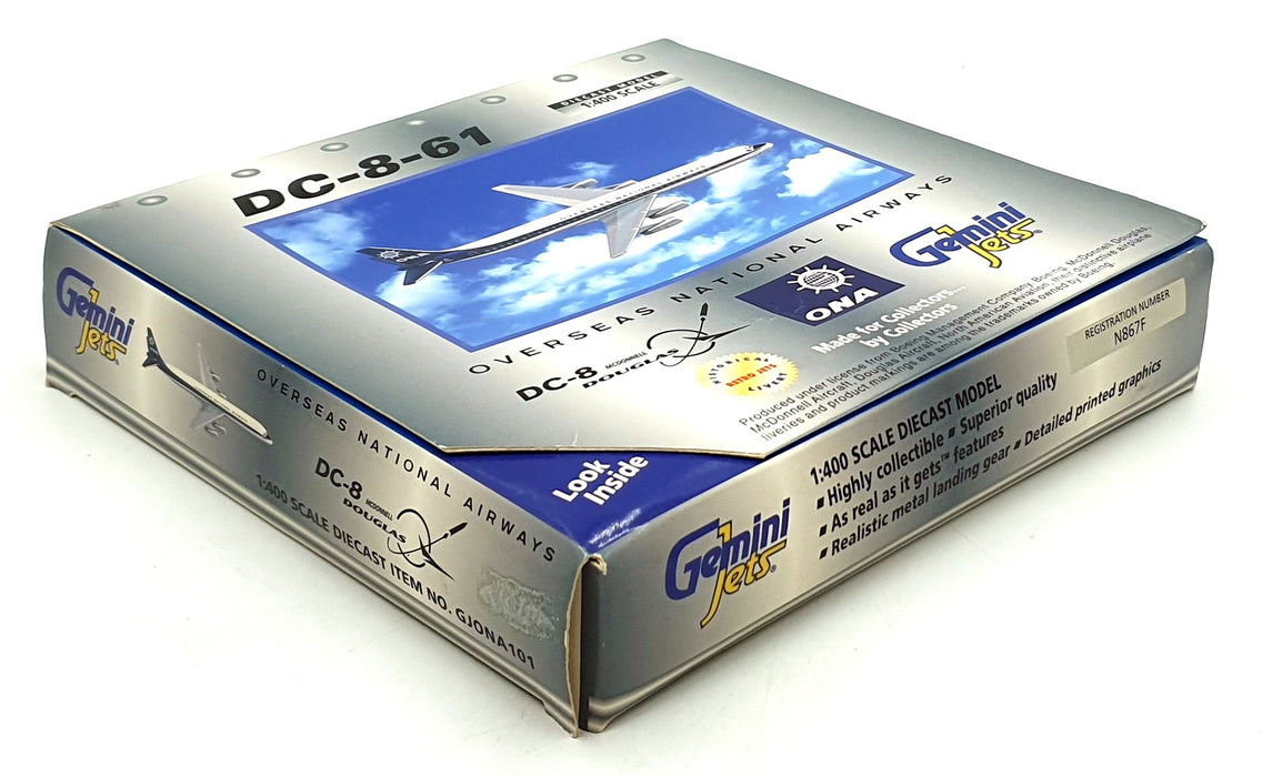 Gemini Jets 1/400 Scale GJONA101 - ONA DC-8-61 Douglas Aircraft