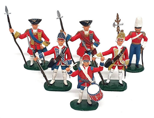 Cavendish Miniatures Appx 60mm Tall Soldiers CAV06 - 6x 17th Century Grenadiers