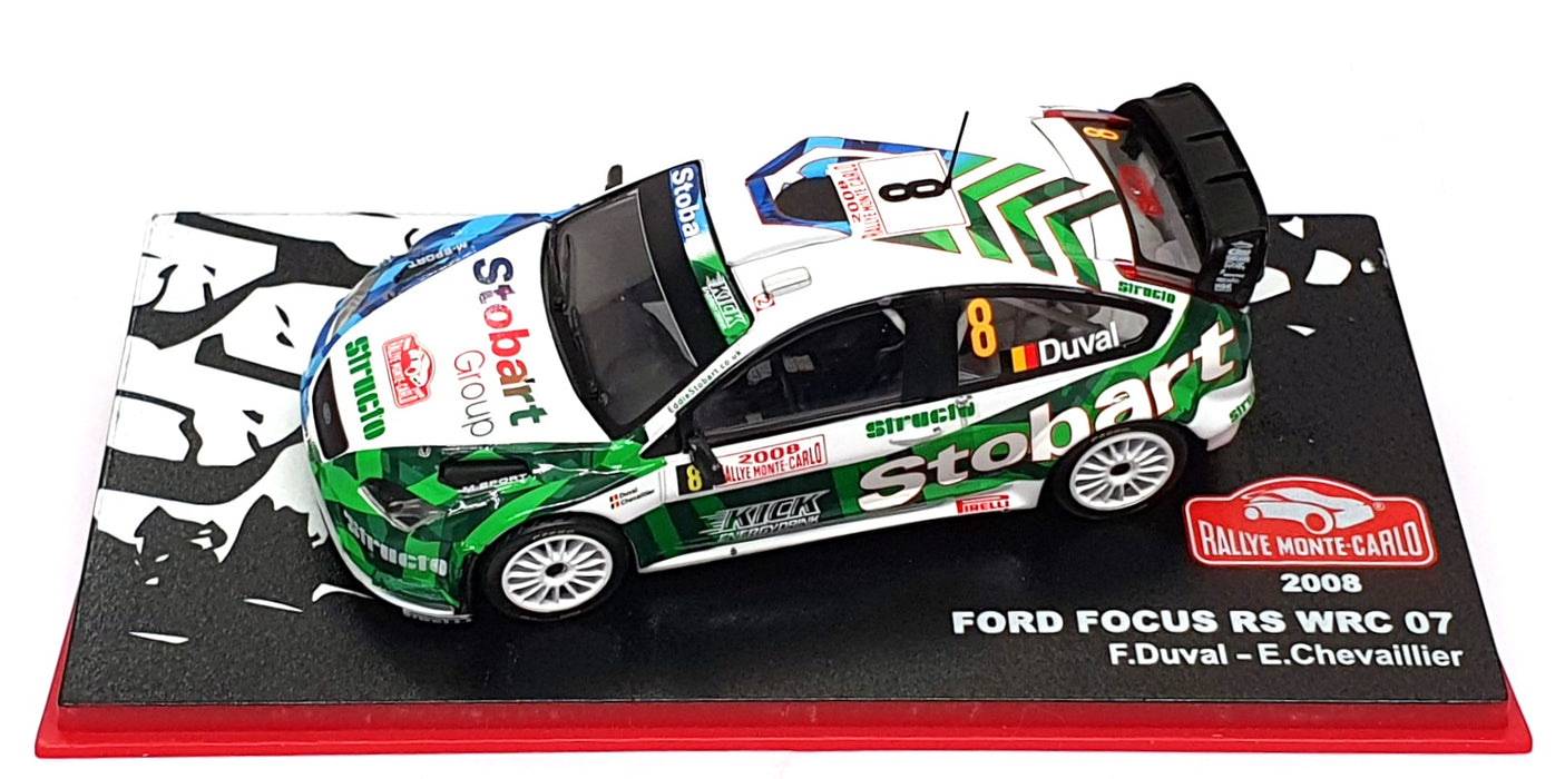 Altaya 1/43 Scale AFF07 - Ford Focus RS WRC 07 #8 Duval/Chevaillier