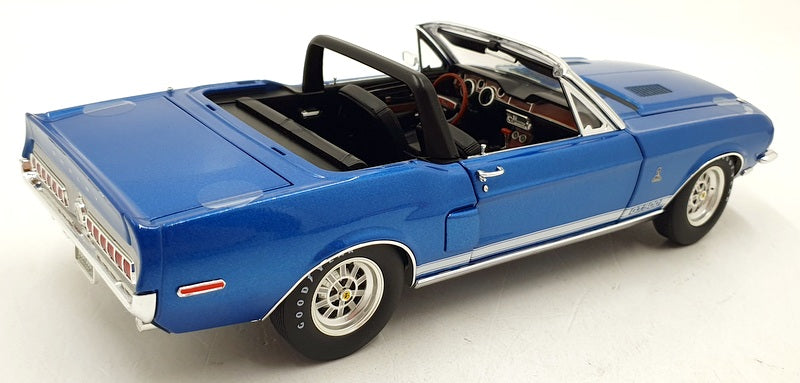 Acme 1/18 Scale Diecast A1801848 - 1968 Shleby G.T.500 Convertible - Blue