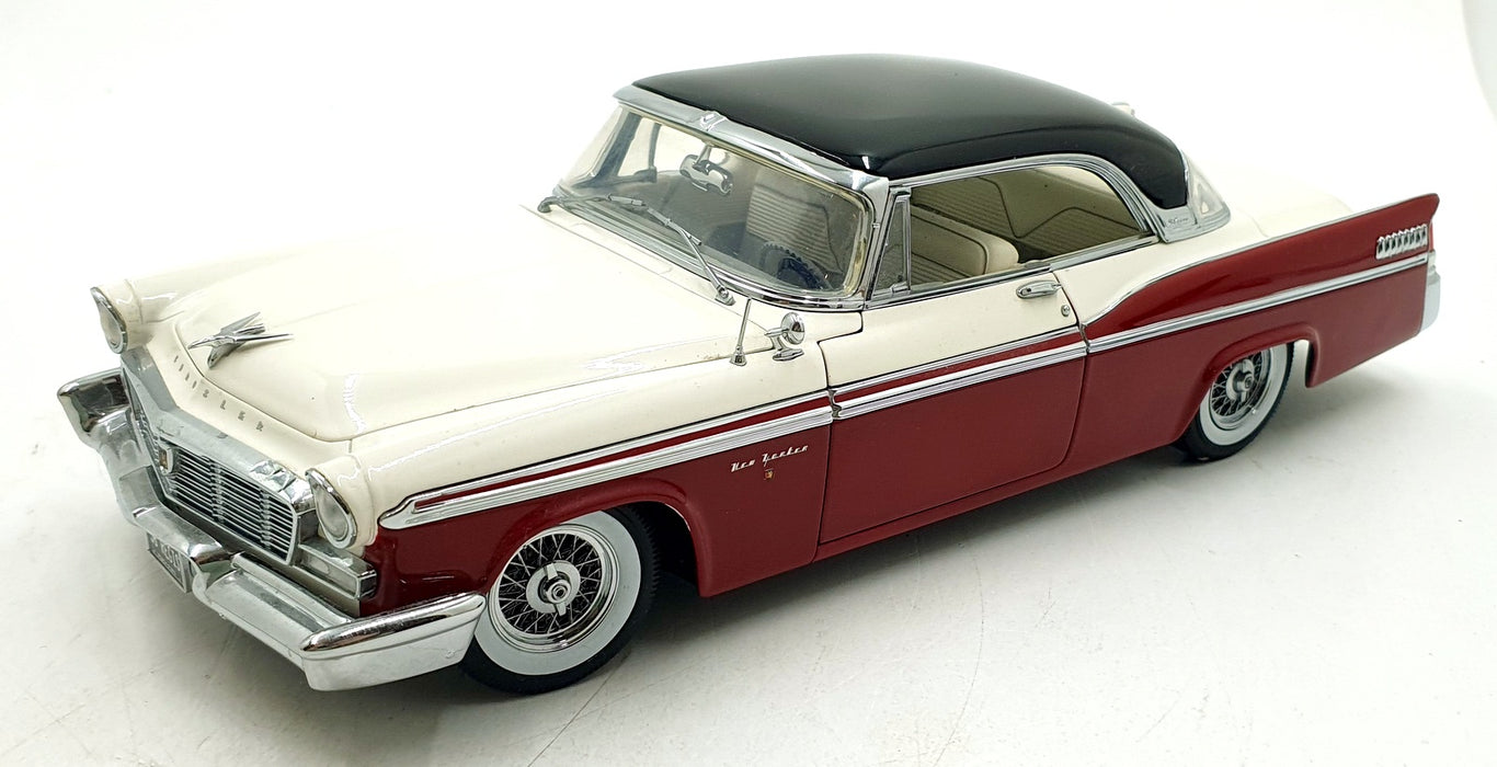 Acme 1/18 Scale A1809001 - 1956 Chrysler New Yorker St Regis Red/White/Black