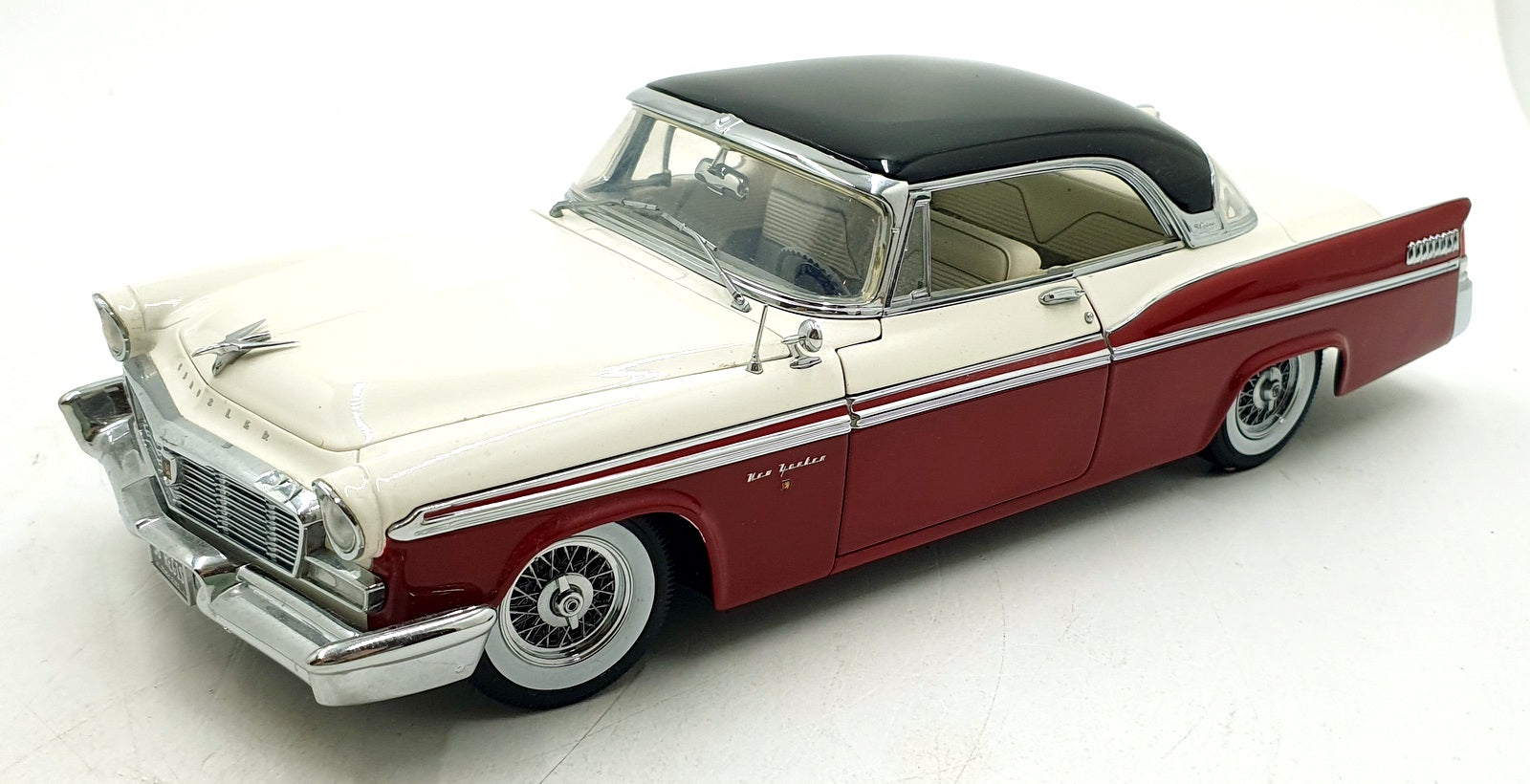 Acme 1/18 Scale A1809001 - 1956 Chrysler New Yorker St Regis Red/White/Black