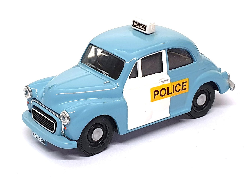 Corgi 1/43 Scale C703/1 - Morris Minor 1000 Police Car - Blue/White