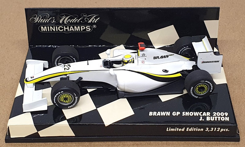 Minichamps 1/43 Scale 400 090092 - F1 Braun Showcar 2009 #22 J. Button