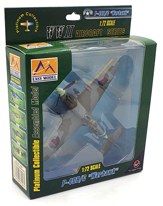 Easy Model 1/72 Scale 37207 P-40B/C "Warhawk" RAF 349 Sqn Africa 1943