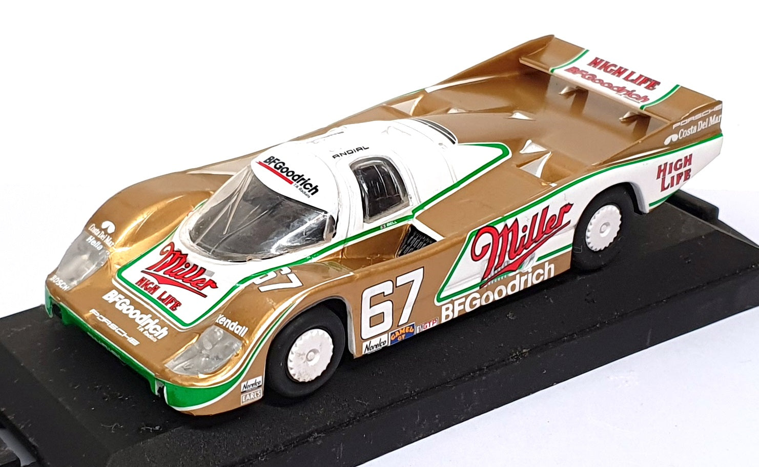 Vitesse 1/43 Scale 326 - Porsche 956 Race Car Miller #67 - Gold/White