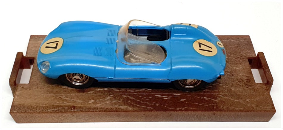 Brumm 1/43 Scale R153 - Jaguar D-Type #17 Le Mans 1957 - Lt Blue
