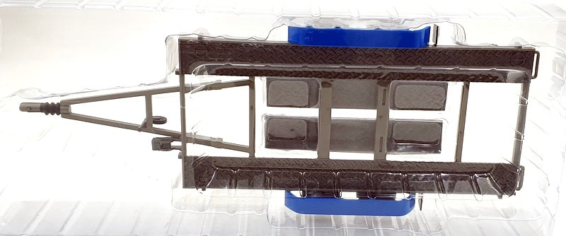 Otto Mobile 1/18 Scale Resin OT357A - Rally Assistance Car Trailer - Silver/Blue