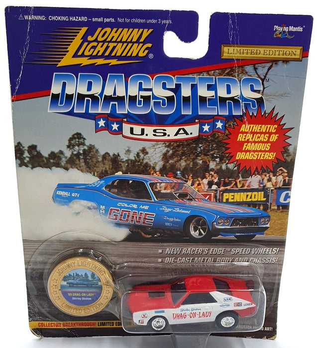 Johnny Lightning 1/64 Scale 320-100 Dragsters USA 1969 Drag-On Lady - S. Shahan