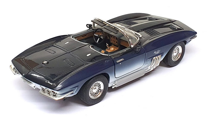 Motor Max 1/18 Scale 25625P - 1961 Chevrolet Corvette Mako Shark - Dk. Blue