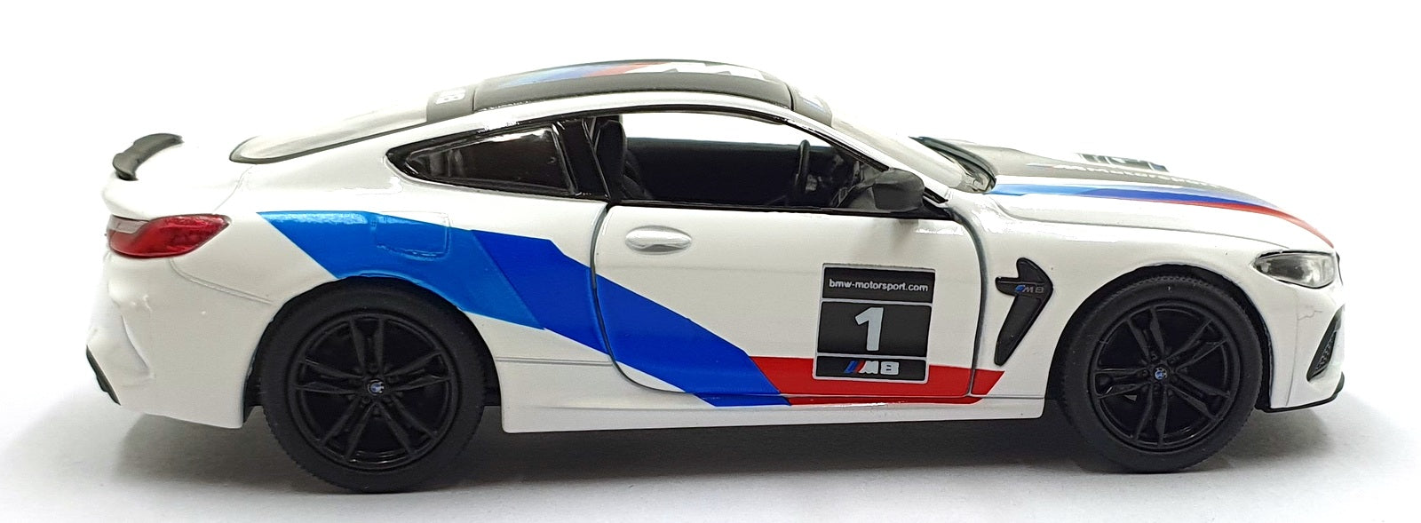 Kinsmart 1/38 Scale Pull Back & Go TY1241 - BMW M8 Competition Coupe #1 White