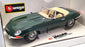 Burago 1/18 Scale Diecast 3016 - 1961 Jaguar E Type Cabriolet - Green