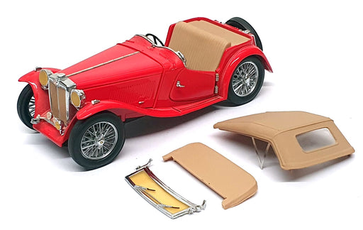 Franklin Mint 1/24 Scale Diecast 150326L - 1948 MGTC Roadster - Red