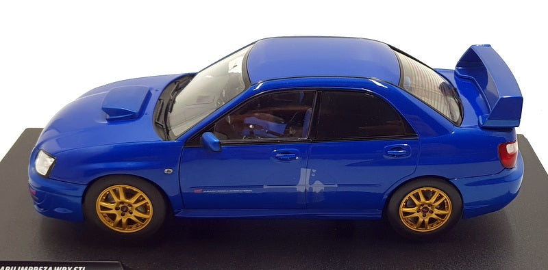 Solido 1/18 Scale S1812301 - 2003 Subaru Impreza WRX STI - Sonic Blue