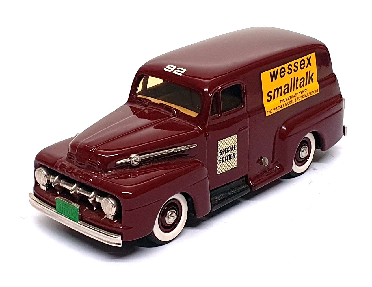 Brooklin Models 1/43 Scale BRK42 - 1952 Ford F1 Panel Van - WMTC 1992 1 Of 250
