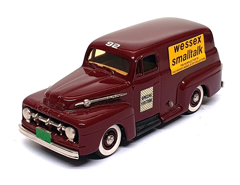 Brooklin Models 1/43 Scale BRK42 - 1952 Ford F1 Panel Van - WMTC 1992 1 Of 250
