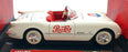 Mira 1/18 Scale 6153 - 1953 Chevrolet Corvette Convertible Pepsi - White
