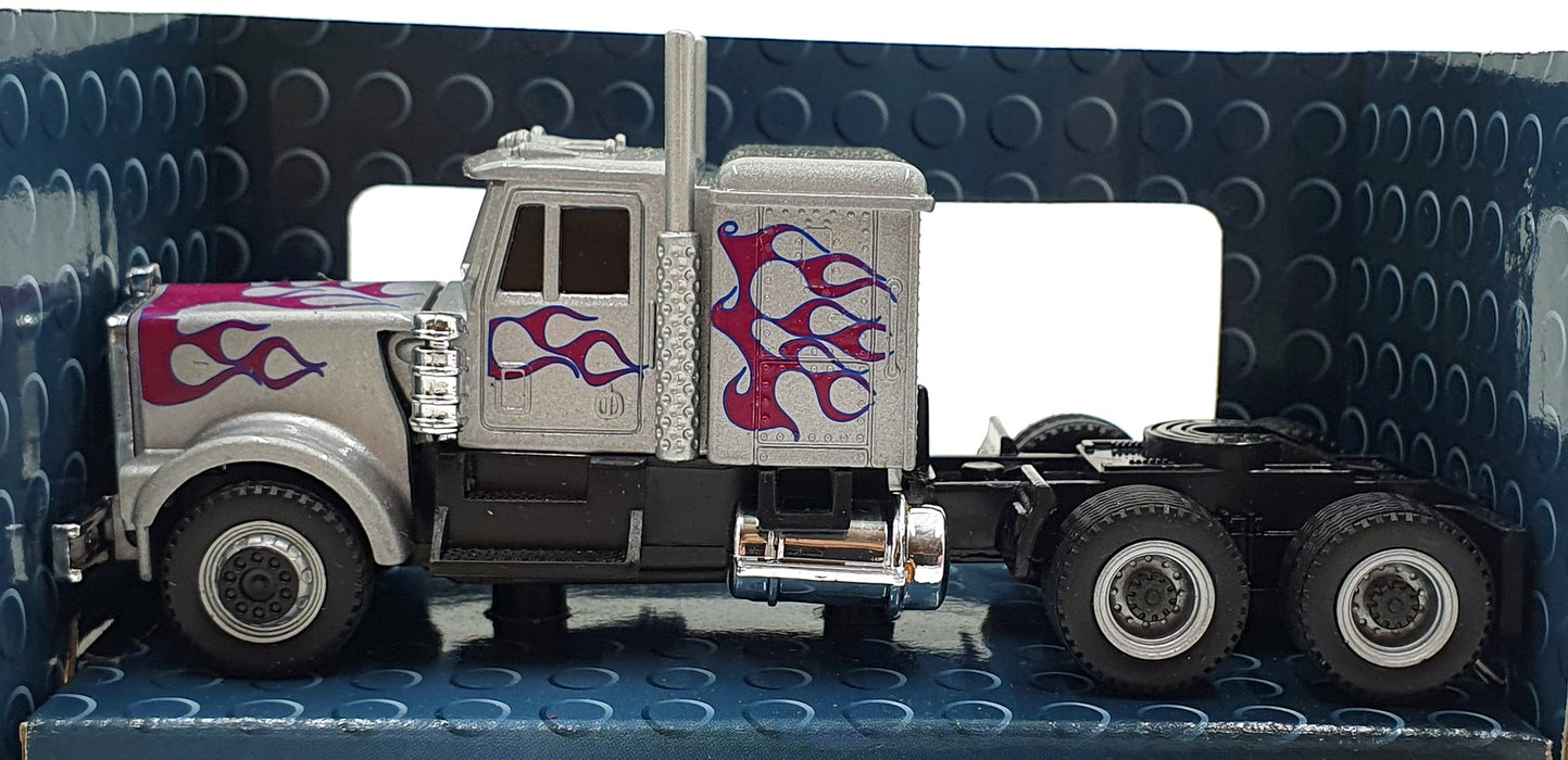 Cararama 1/43 Scale 00001 - Truck - Silver with Flames