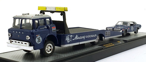 Castline M2 Machines 1/64 Scale FR63 '70 Ford C-600 Truck & '68 Mercury Cougar