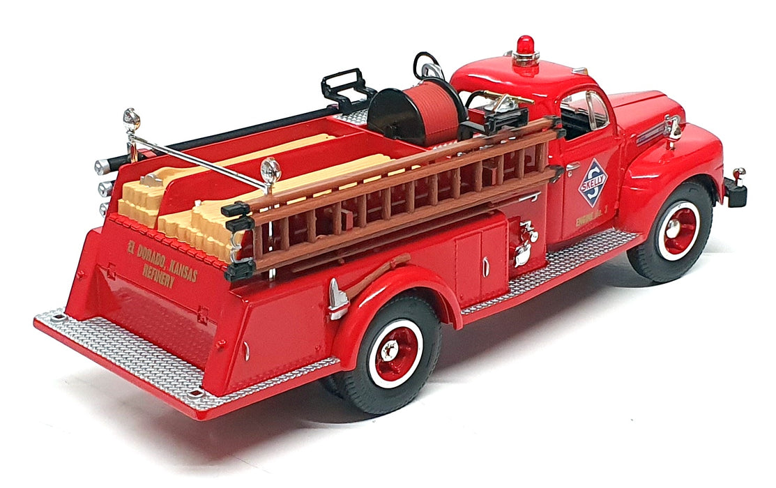 First Gear 1/34 Scale 19-1927 - 1951 Ford F7 Fire Truck Skelly Oil - Red
