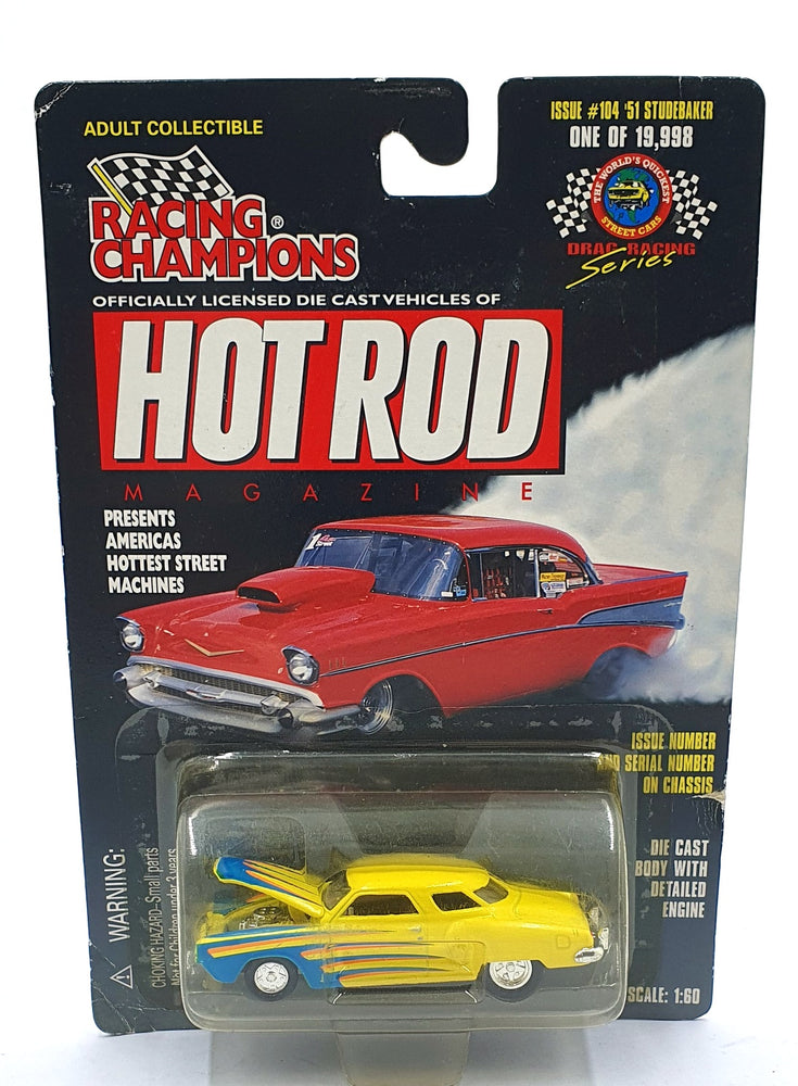Johnny Lightning 1/60 Scale 08157 Hot Rods Collector #104 1951 Studebaker