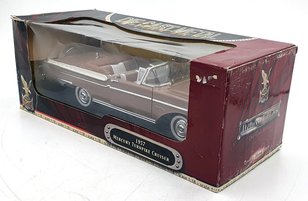 Road Signature 1/18 Scale Diecast 92578 - 1957 Mercury Turnpike Cruiser - Brown