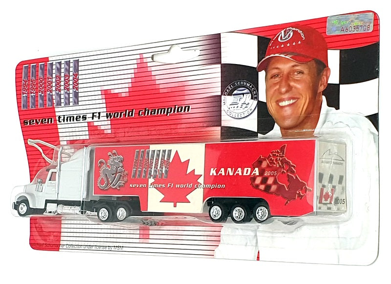 Adtruck 52894 - Peterbilt F1 Truck Canada 2005 Michael Schumacher