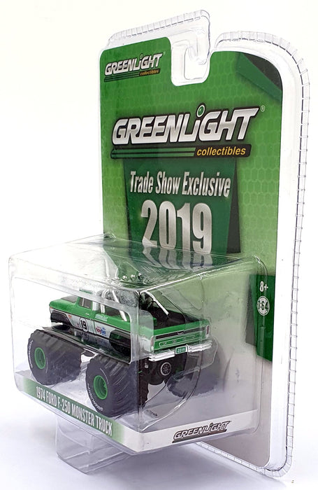Greenlight 1/64 Scale 30006 - 1974 Ford F-250 Monster Truck - Green