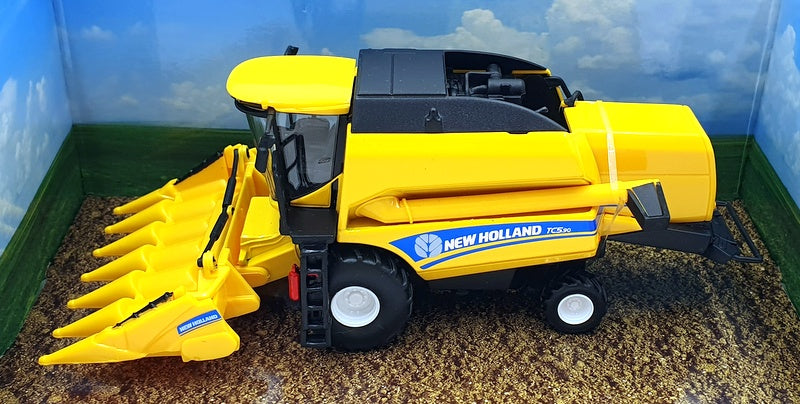 Burago 18cm long 18-31722 - New Holland TCS.90 Combine Harvester - Yellow