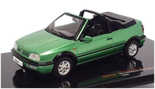 Ixo 1/43 Scale CLC427N - 1995 VW Golf MkIII Cabriolet - Met Green