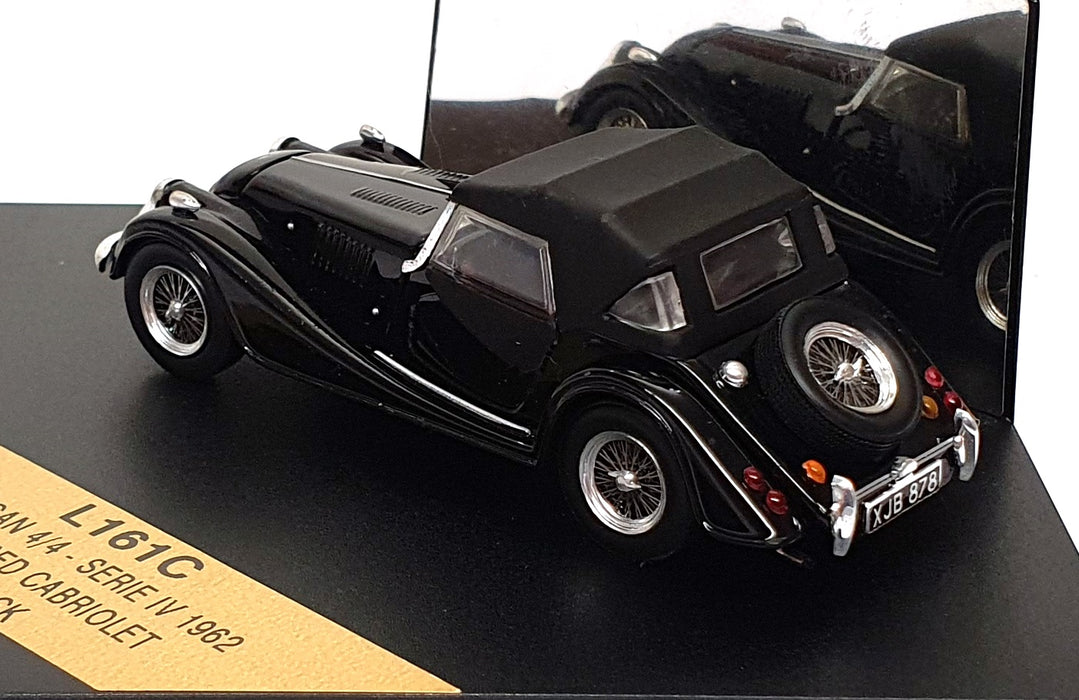 Vitesse 1/43 Scale L161C - 1962 Morgan 4/4 Series IV Closed Cabrio - Black