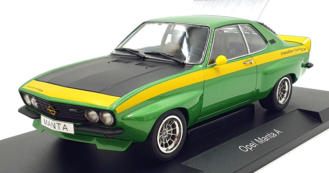 MCG 1/18 Scale Diecast MCG18425 - Opel Manta A - Met. Green