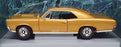 Ertl 1/18 Scale Diecast 7291 - 1966 Pontiac GTO - Gold