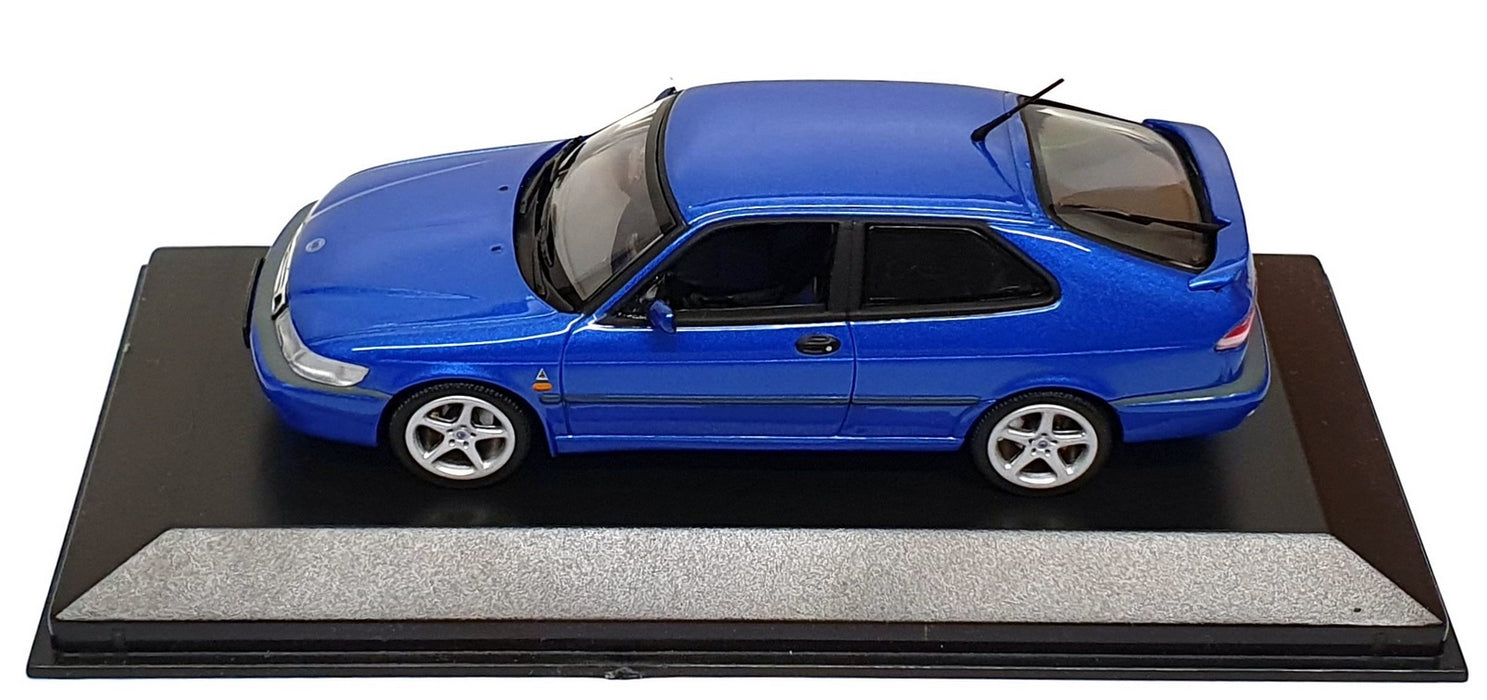 Minichamps 1/43 Scale Diecast 75-743450 - Saab 93 Viggen - Blue