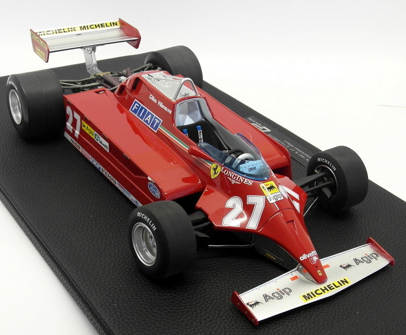 GP Replicas 1/12 Scale GP12-16A - F1 Ferrari 126 CK 1981 #27 G. Villeneuve