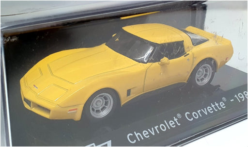 Altaya 1/43 Scale Diecast 151023K - 1980 Chevrolet Corvette - Yellow