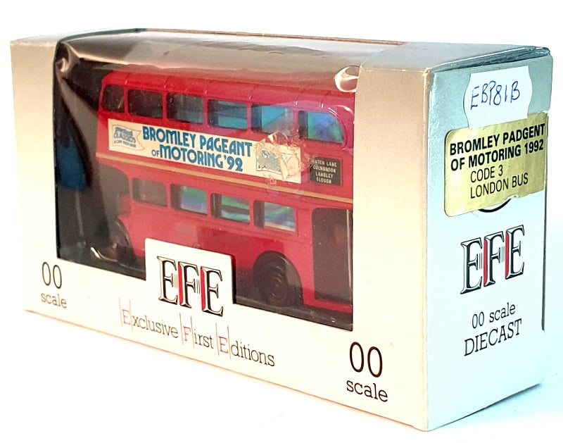 EFE 1/76 Scale EBP81B - AEC Regent DD Bus Bromley Pageant 1992 REWORKED - Red