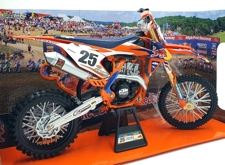NewRay 1/6 Scale 49633 - KTM 450 SX-F Motorbike #25 Marvin Musquin