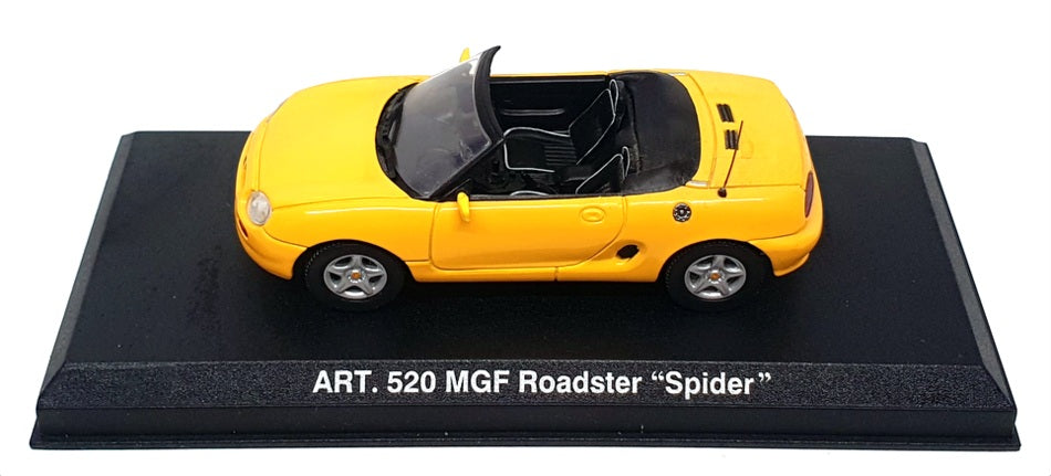 Detail Cars 1/43 Scale Diecast 520 - MG MGF Spyder - Yellow