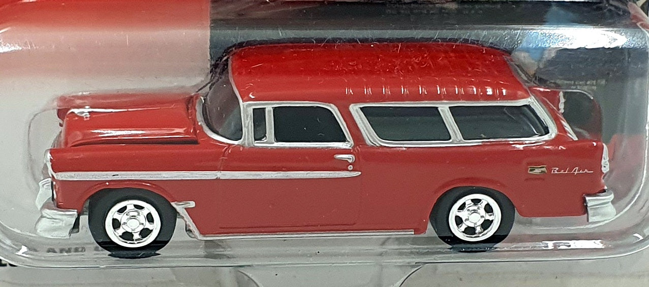 Johnny Lightning 1/64 Scale 366-04 - 1955 Chevrolet Nomad - Red